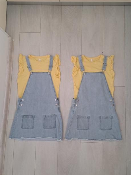 Riflové sukne s tričkmi, f&f,140