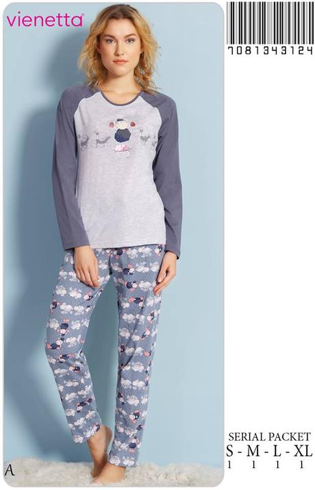 Dámske bavlnené kvalitné pyžamo legínové nohavice, l - xxxl