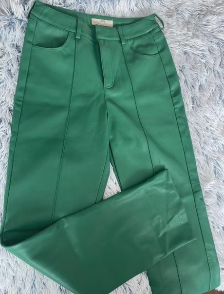 Kožené nohavice, stradivarius,xs