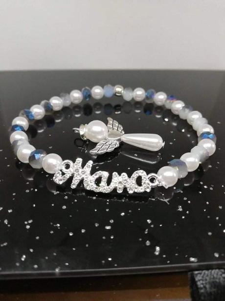 Náramok + anjelik na kľúčenku alebo symple náramok,