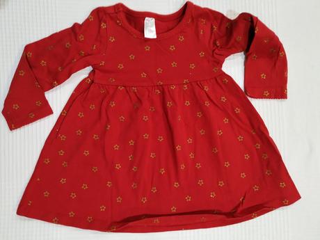 Červené šatičky, h&m,86