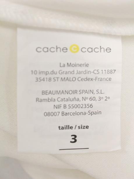 -s kovovou ozdobou top cache cache veľ. 40, s