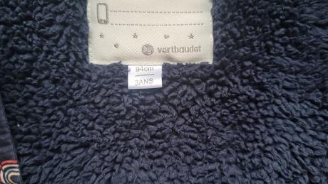 Dievčenská zimná bunda veľ. 94, vertbaudet,92