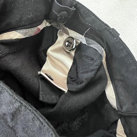 Burberry slim bavlnené nohavice vel.5, burberry,110