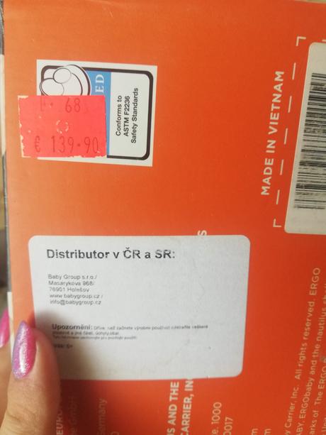 Nosič ergobaby adapt carrier, ergo baby