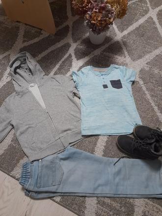 Mikina a tricko 110/116, 104–116