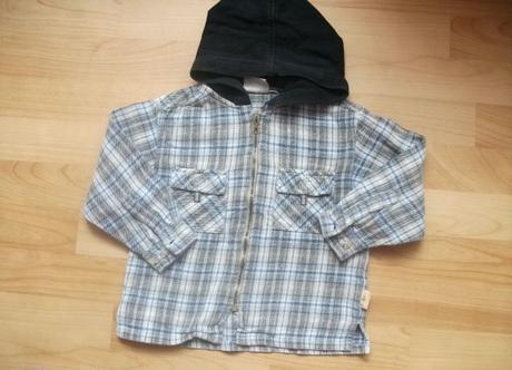 Košielka so všitou kapucou na 3-4 roky, 98