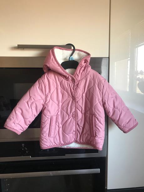 Krásna ružová prechodná bundička 74-80, f&f,74