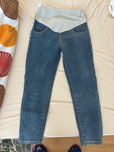 Tehotenske rifle jeansy, m