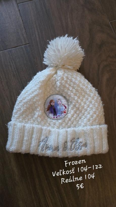 Čiapka frozen, c&a,104