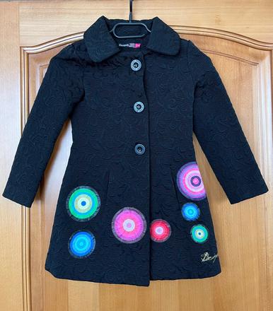 Luxusný kabátik desigual s mandalami 5/6 rokov, desigual,116