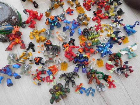 Gormiti-69kusov+1x velký látkový+taška postavičky,, 