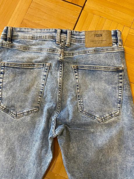 Pánske slim-fit rifle fsbn (new yorker) veľkosť 29, fishbone,s