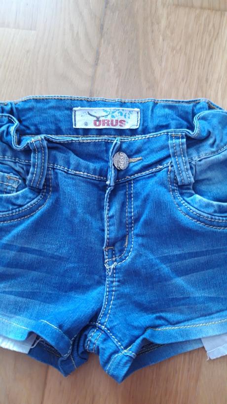 Dievčenské riflove šortky, 134