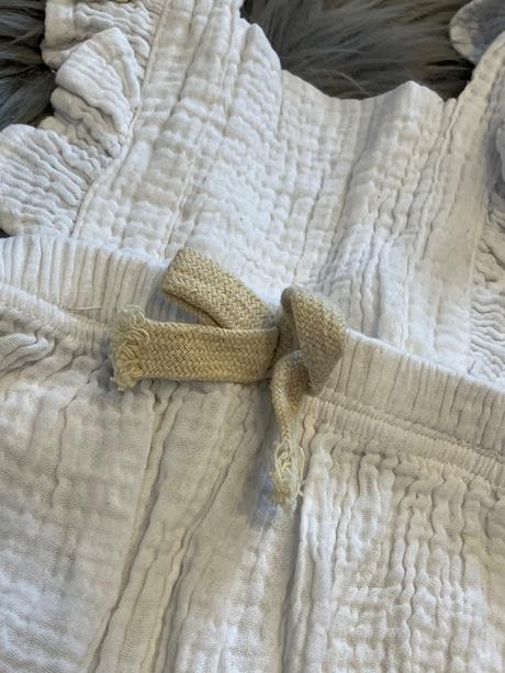 Dievčenský letný overal biely (80), 80