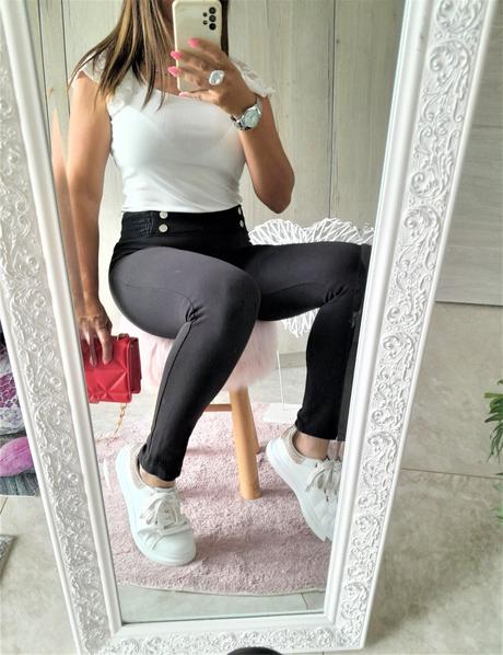 Legíny s gombičkami-m/l, m