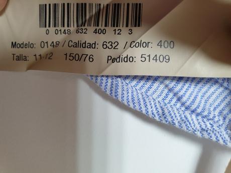 Krásna páskovaná košeľa bavlna, 146