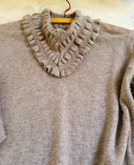 Dlhší pulóvrik - angora, m