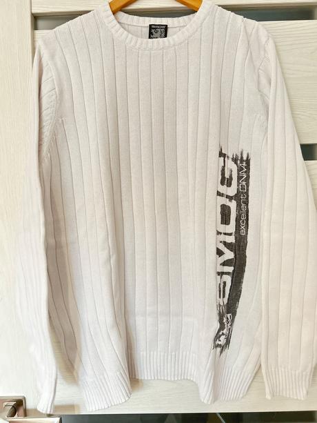 Biely pánsky pulóver xl, new yorker,xl