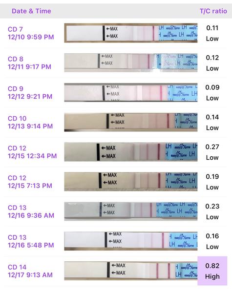 Je prudký nárast LH z večera do rána normálny?