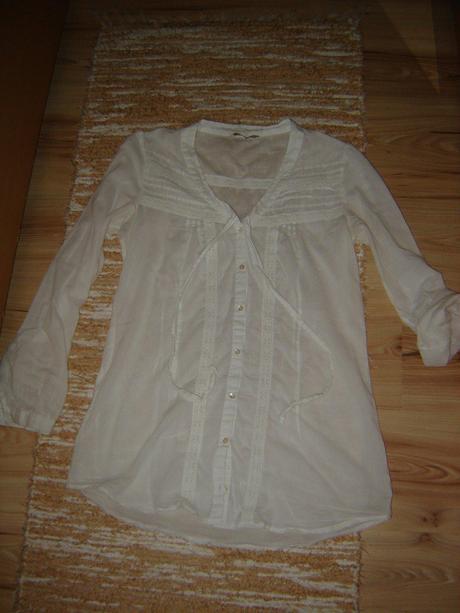 Biela bluzka, stradivarius,l