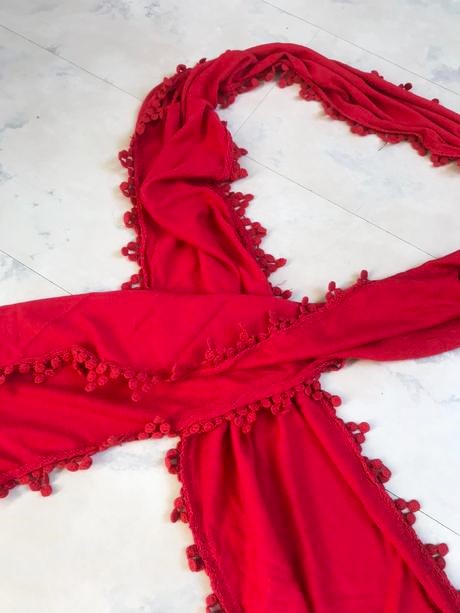 Kvalitná bavlnená šatka, l