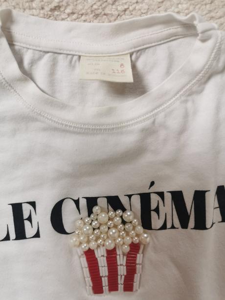 Tričko s perličkami, zara,116