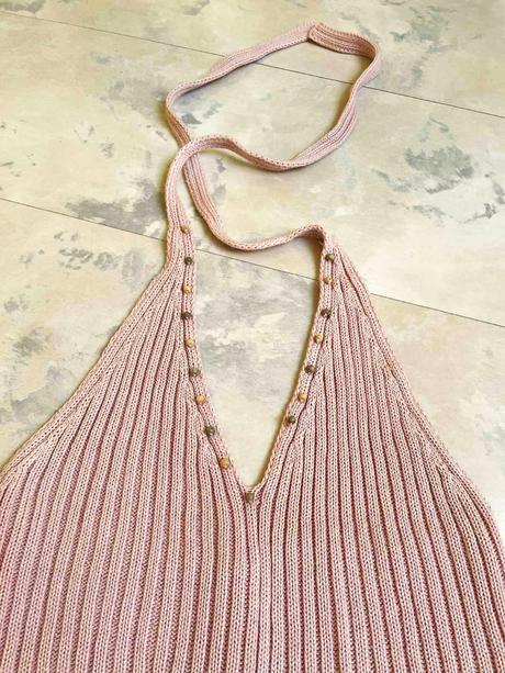 Bavlnené pletené tielko, xs