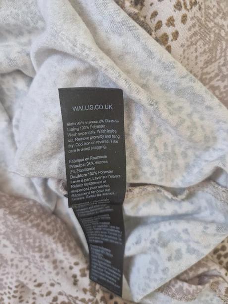 Wallis šaty s hadím vzorom / petite, wallis,s