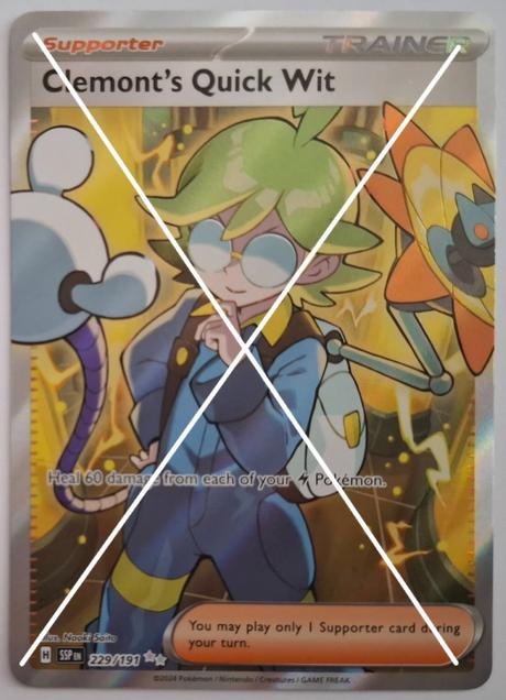 Pokémon karty "surging spark's" (8), 