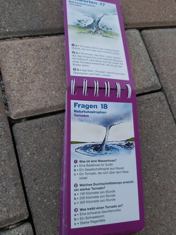 Náučný kvíz o prírodných katastrofách v nemčine, 