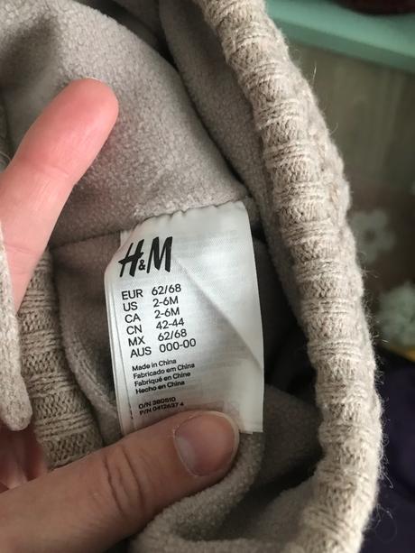 Zimná čiapka, h&m,62