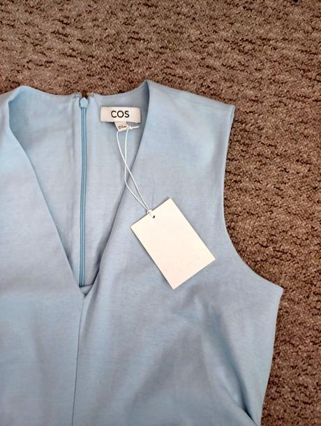Svetlomodré minimalistické šaty cos m, cos,m