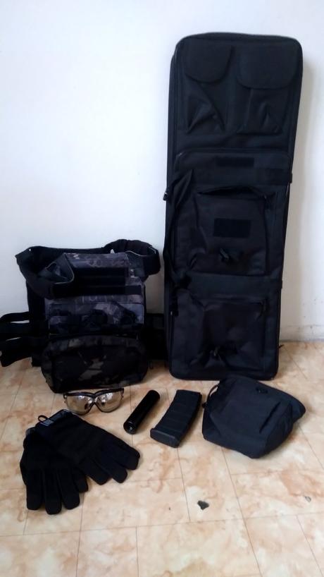 Paintball airsoft púzdro okuliare ako nová taška, 