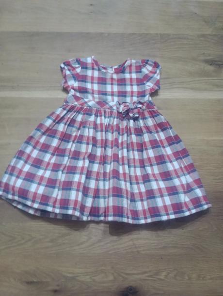 Šaty červené káro c.86 george, george,86