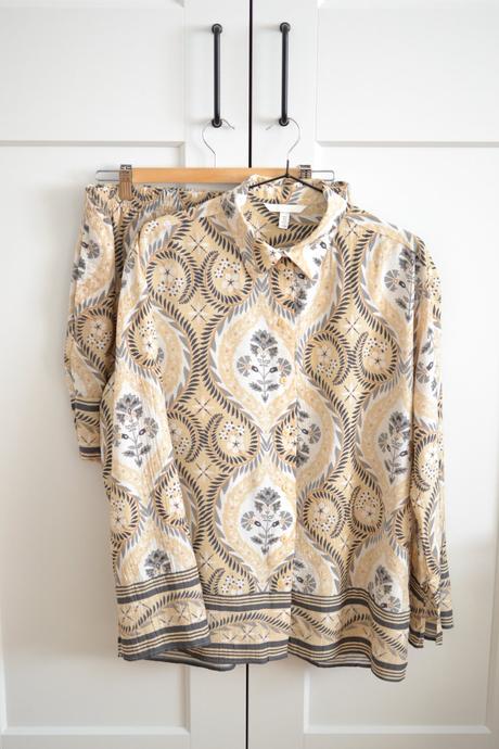 Béžový komplet 38, h&m,38