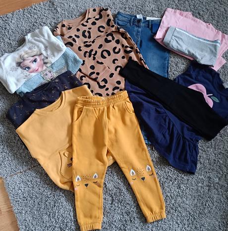 Balík oblečenia 104-110 lindex , h&m, f&f, c&a, 104–116