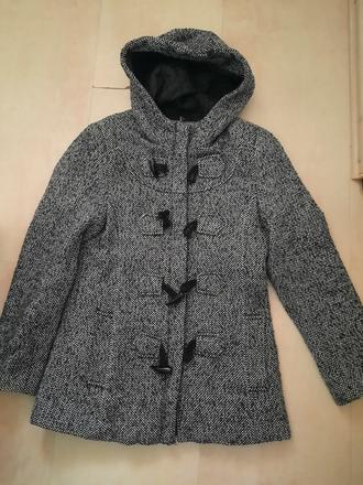 Dámsky kabát s kapucňou, 36