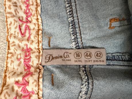 Krátke rifľové nohavice, denim co,xl