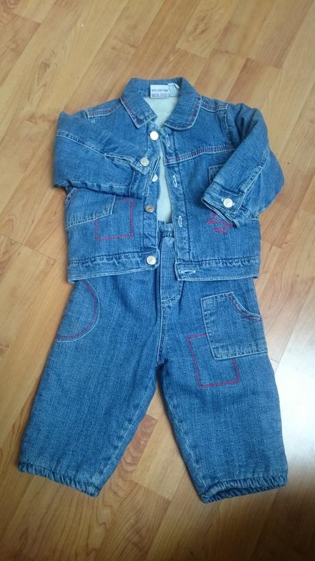 Zateplené rifle s bundičkou, 80