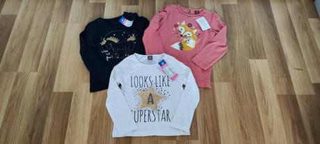 Tričká nové, 3 ks, 122