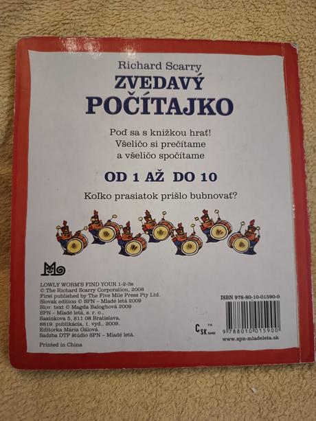 Scarry zvedavý počítajko,