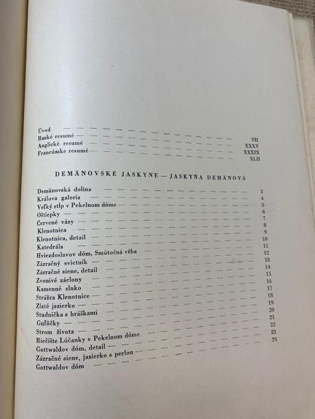 Stará kniha benický vojtech slovenské jaskyne 1950,