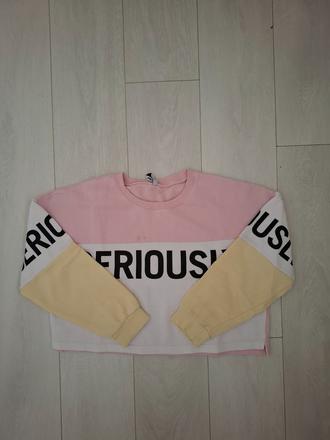 Mikina croptopová, m