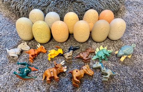 Zbierka dinosaurov vo vajickach, 