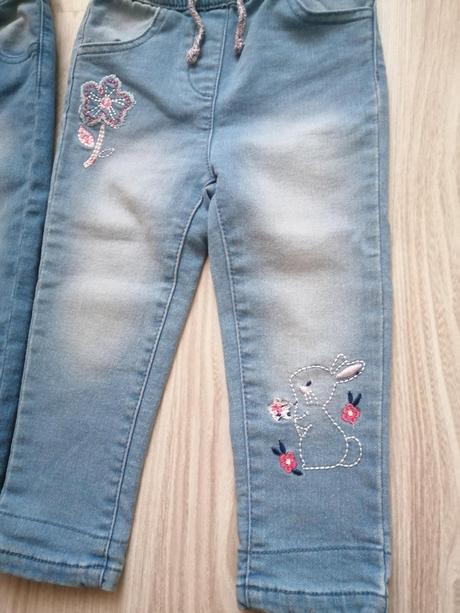 Dievčenské rifličky č. 86 spolu 7e- kus/4e, pepco,86