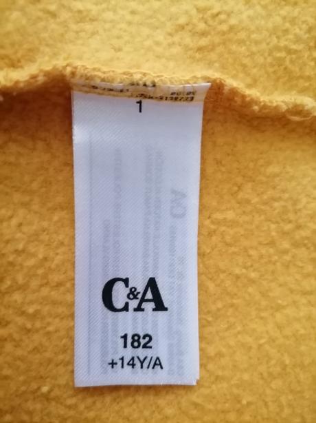 2x oblečená c&a mikina top stav, c&a,170
