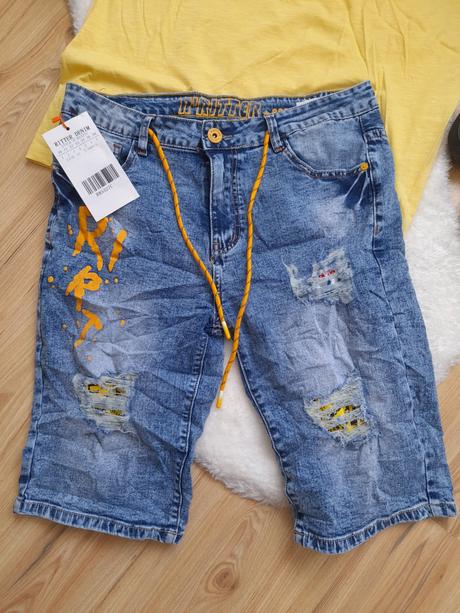 Pánske džínsové kraťasy - rôzne druhy a veľkosti, 32 / 34 / 36 / l / m