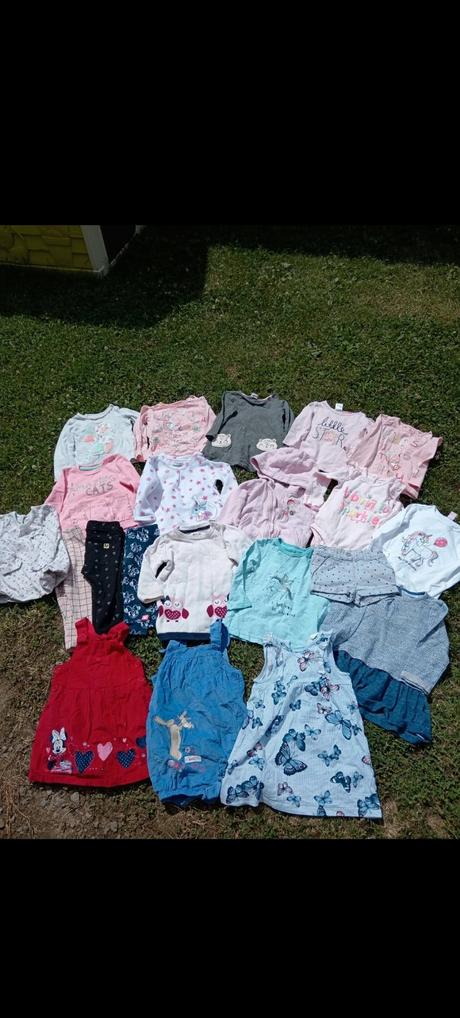 Balík dievčenského oblecenia 6-9 mesiacov, 68–80