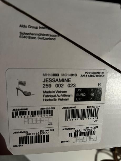 Štýlové sandálky aldo, 39